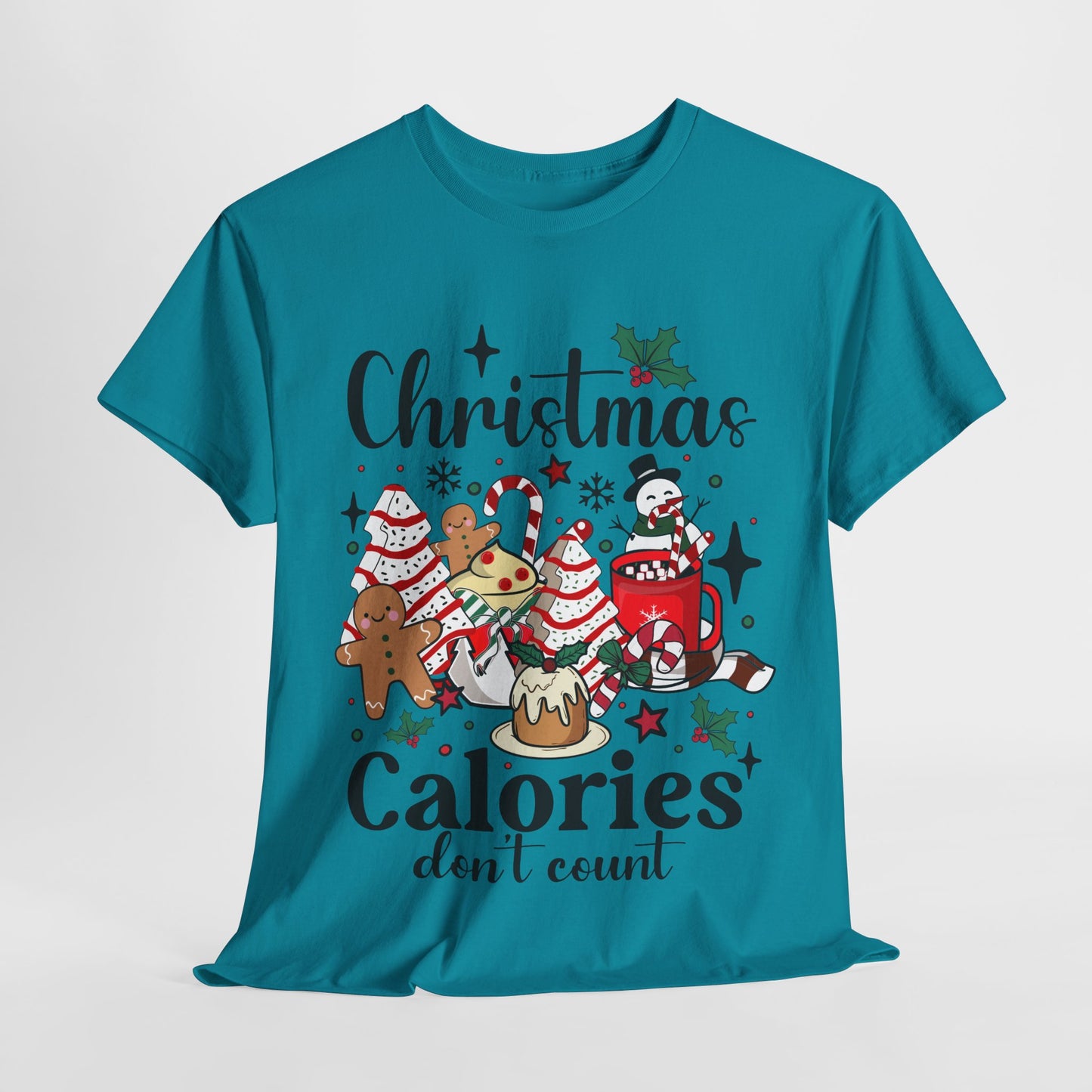 Christmas Calories Don't Count Unisex Heavy Cotton Tee