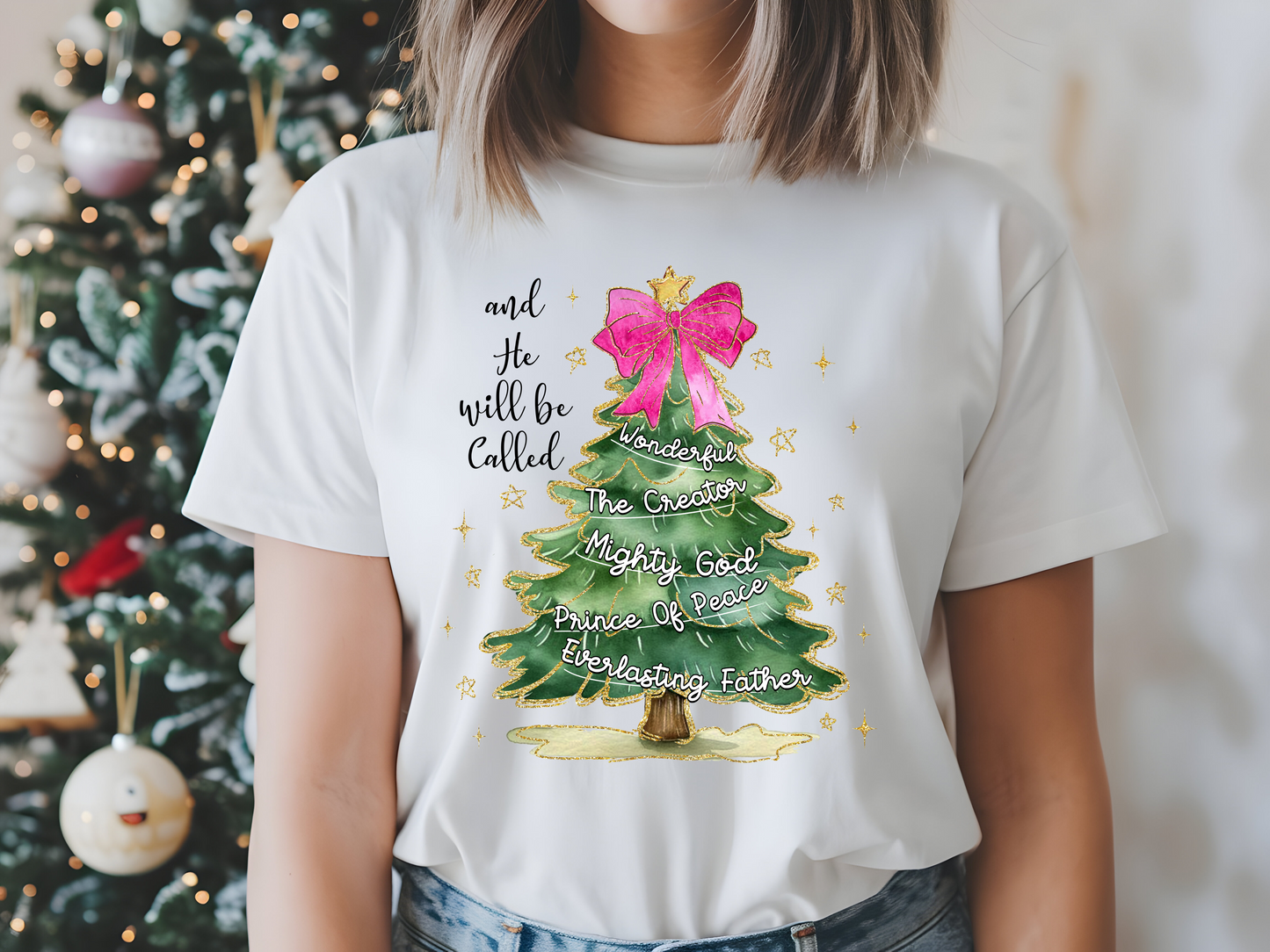 He will be called Christmas Tree Unisex Heavy Cotton Tee