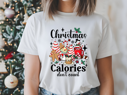 Christmas Calories Don't Count Unisex Heavy Cotton Tee