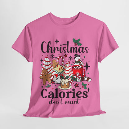 Christmas Calories Don't Count Unisex Heavy Cotton Tee