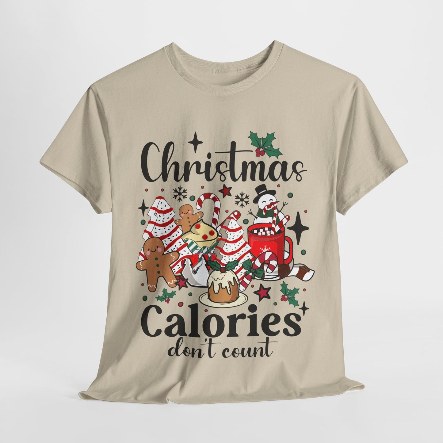 Christmas Calories Don't Count Unisex Heavy Cotton Tee