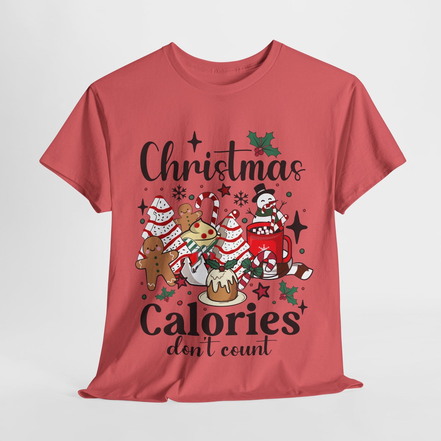 Christmas Calories Don't Count Unisex Heavy Cotton Tee