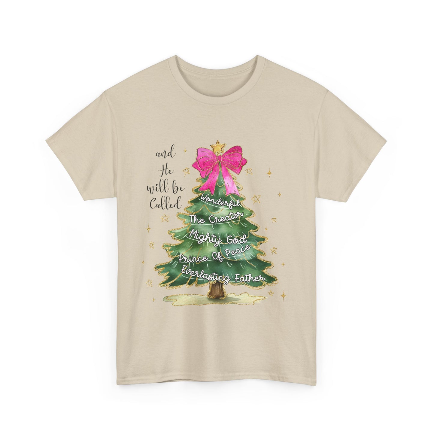 He will be called Christmas Tree Unisex Heavy Cotton Tee