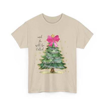 He will be called Christmas Tree Unisex Heavy Cotton Tee