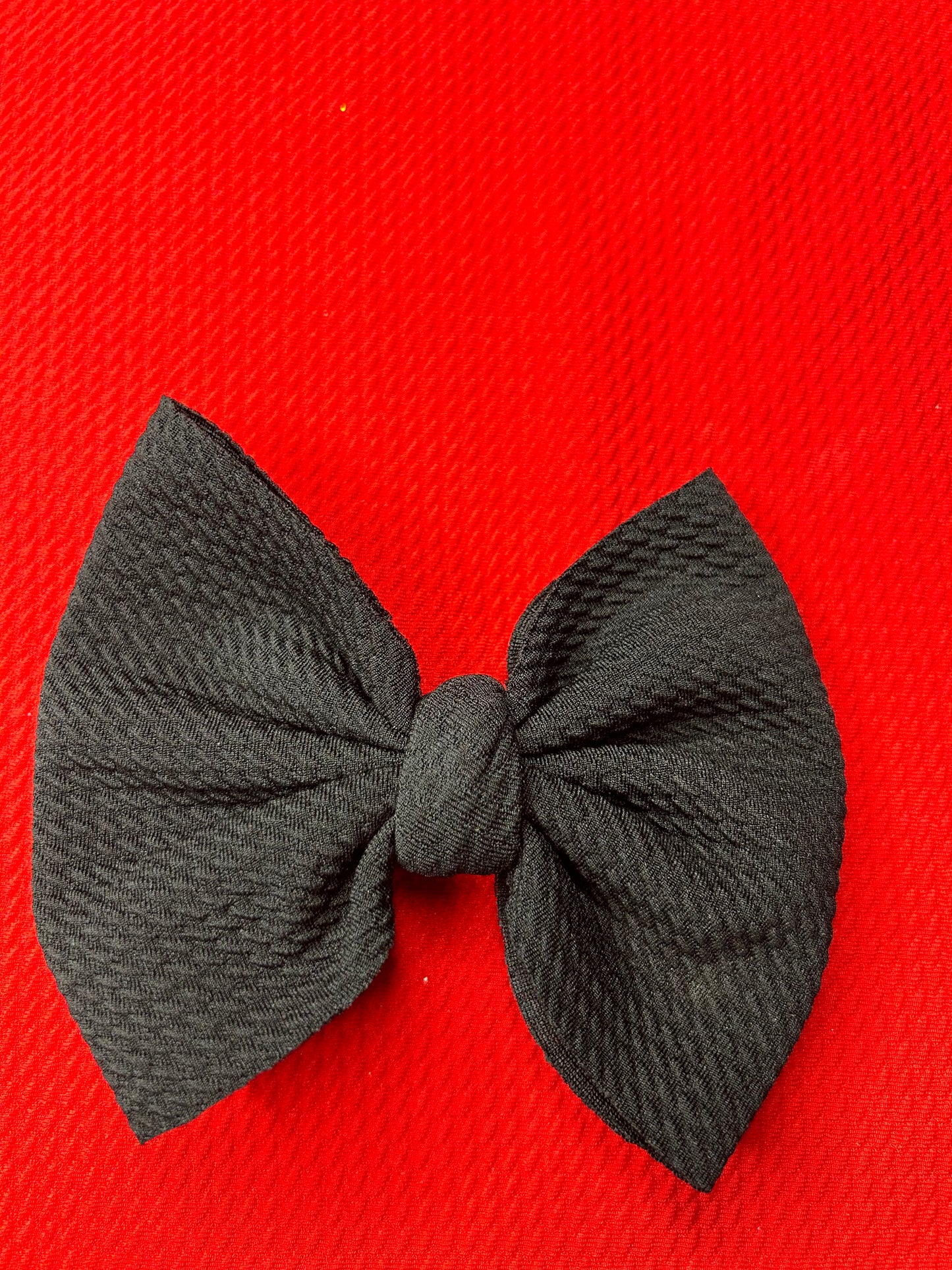 5”  Black Hair Bow