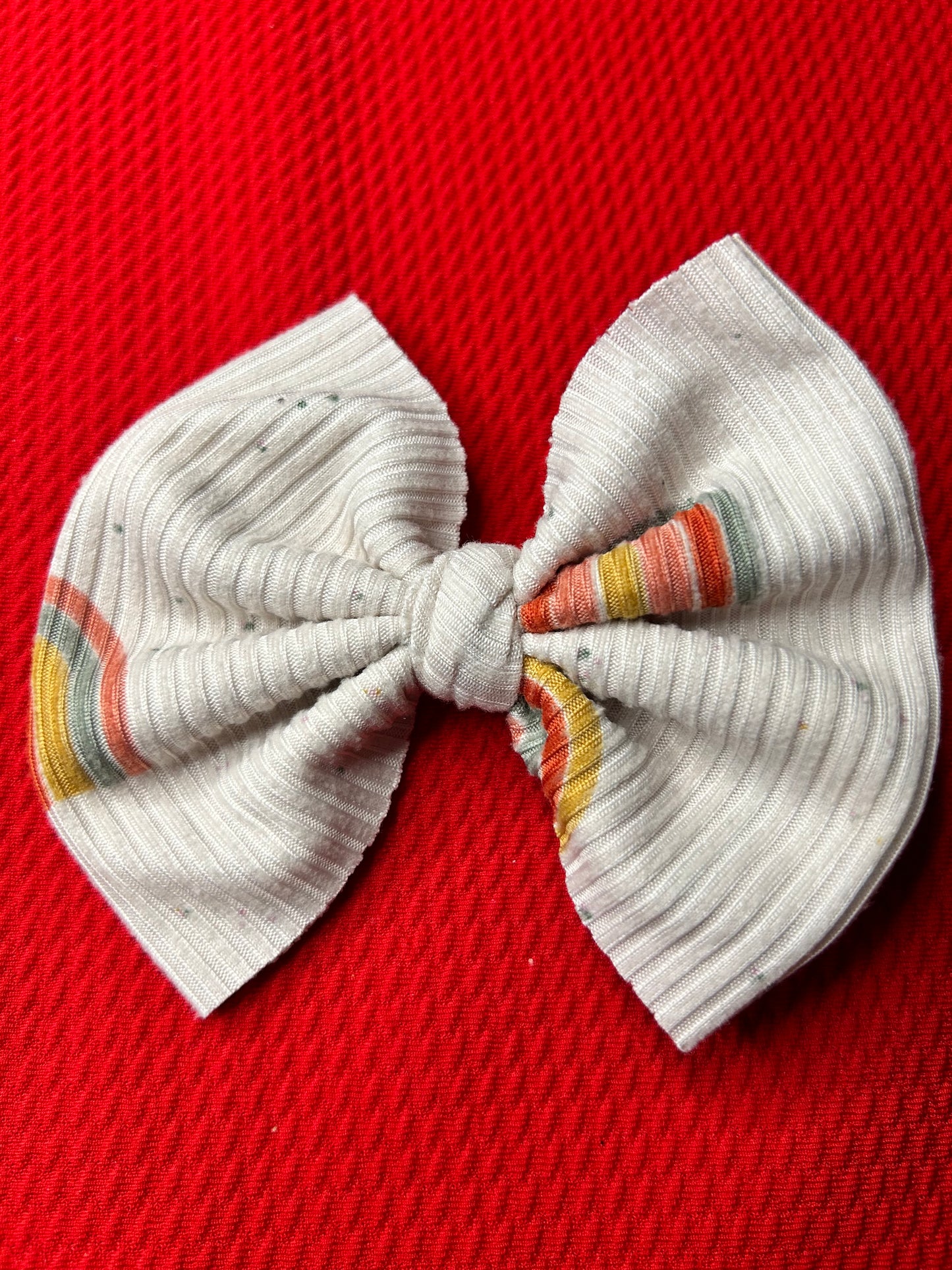 4” Rainbow Hair Bow