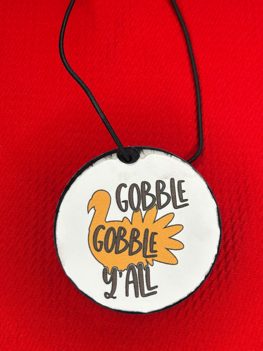 2.5” Cardstock Gobble Gobble Yall ~ Christmas Tree